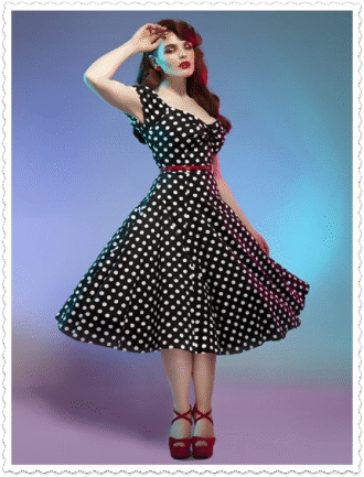 vestidos vintage de los años 50