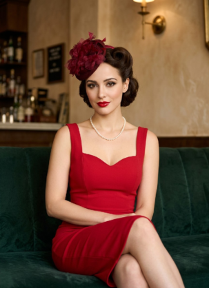 Tocado burdeos, tocado rojo, tocado vintage, sombrero pastillero, sombrero pastillero vintage, tocado elegante para mujer, tocado de boda, tocado festivo, sombrero vintage, tocado de los años 50, tocado de los años 40, tocado rockabilly, sombrero de boda, tocado retro
