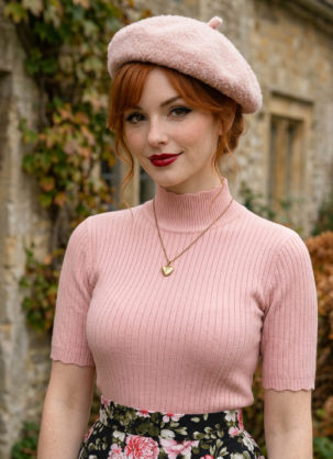 Rosa Damen Baskenmütze Rosa Damen Barett Flauschige Damen Baskenmütze Teddy Baskenmütze Damen Rosa Damen Wintermütze Rosa Strick Baskenmütze Vintage Baskenmütze Damen Retro Damen Barett Französische Baskenmütze Damen Herbst Mütze Damen Rosa Winter Mütze Damen Teddy Damen Barett Rosa Banned Retro Candy Beret Elegante Damen Wintermütze Vintage Damen Accessoires